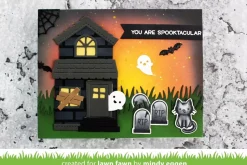 Troqueles Build-A-House Halloween Add-On Lawn Fawn