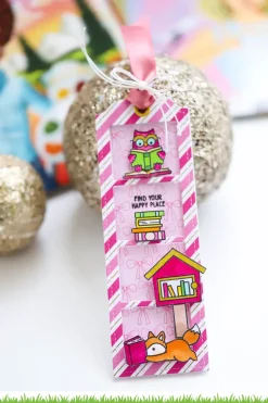 Troqueles Stitched Bookmark Lawn Fawn