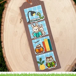 Troqueles Stitched Bookmark Lawn Fawn
