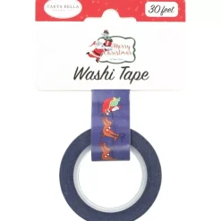 Washi Tape Dash Away Feliz Navidad Carta Bella
